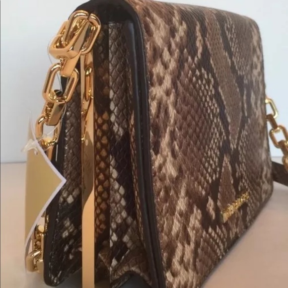 Michael Kors Brinkley Embossed Leather Cross Body - Picture 2 of 5